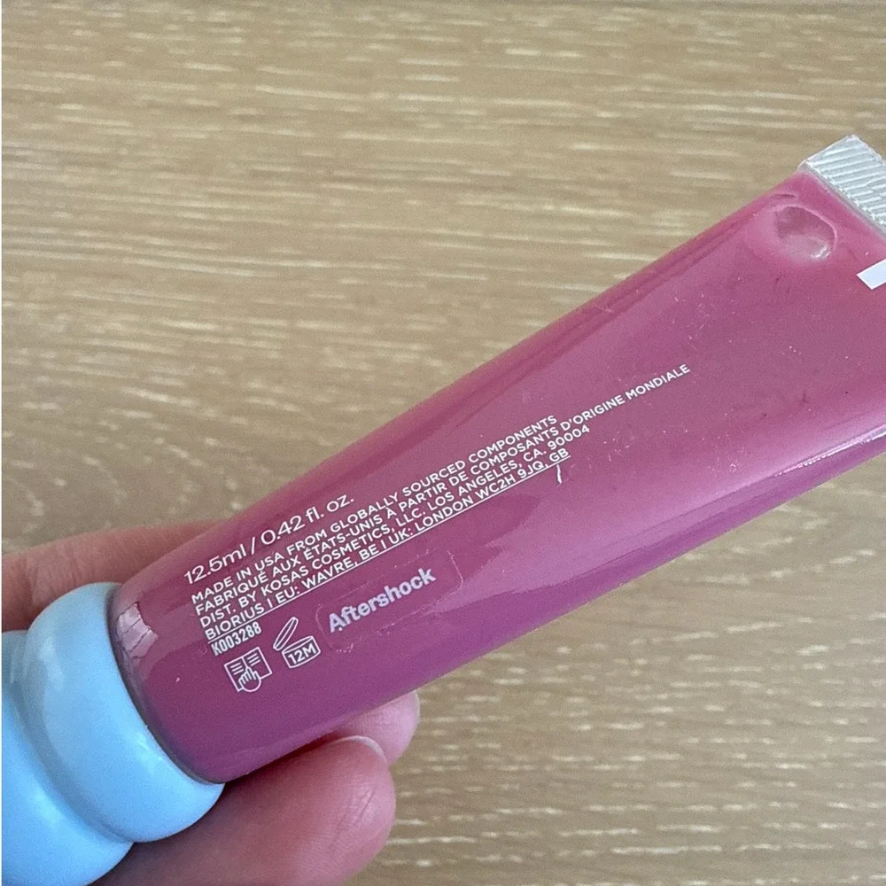 Kosas Lip Pulse Glossy Lip Plumper Aftershock Pink